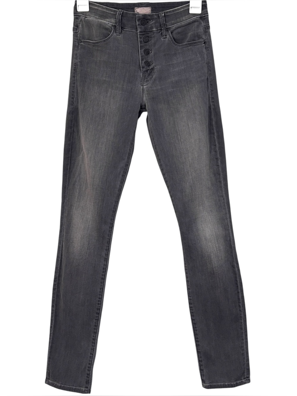 MOTHER The Pixie in Deep Voodoo Gray Skinny Jeans Size 25 Women